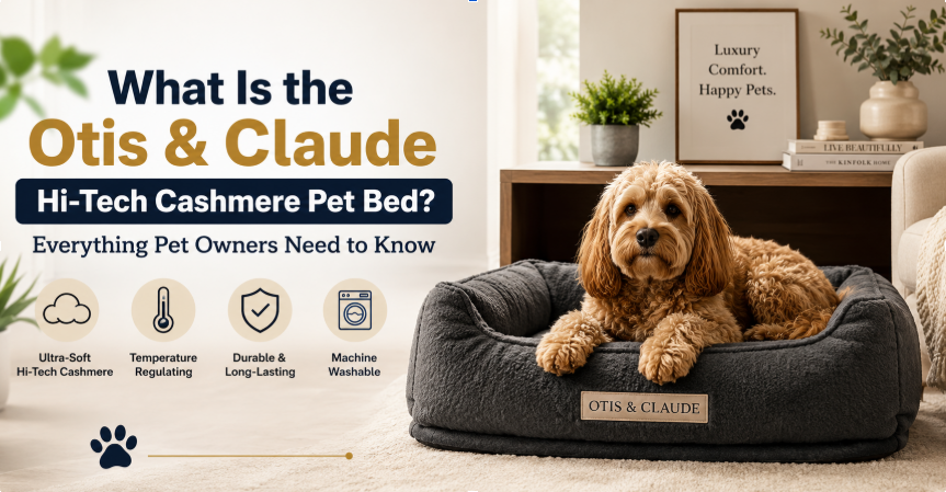 Otis & Claude Hi-Tech Cashmere Pet Bed​