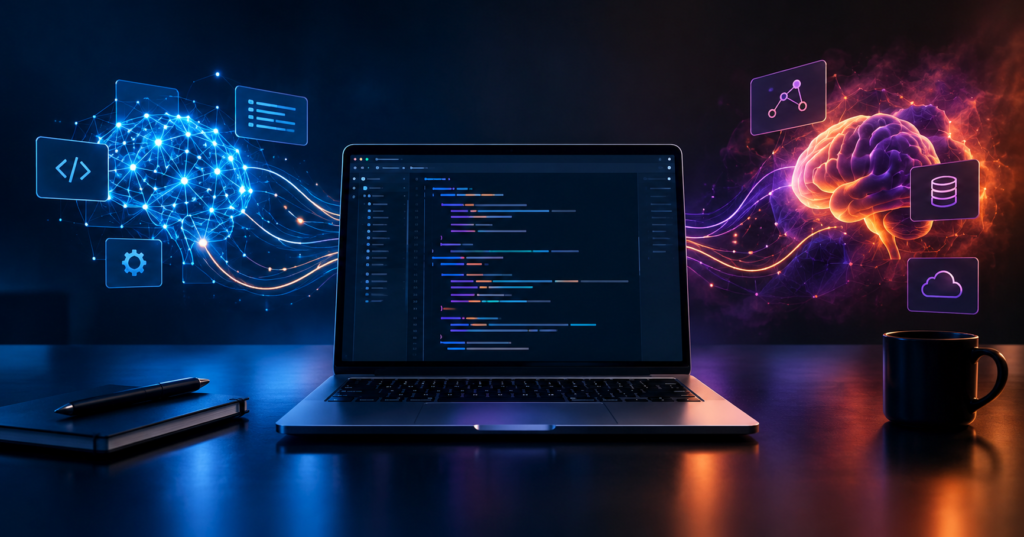 AI coding workspace illustrating the discussion around Replit and Anthropic's relationship.