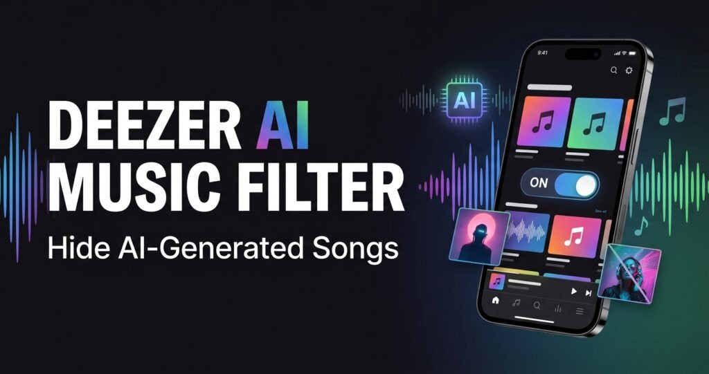 Deezer AI Music Filter to hide fully AI-generated songs from search results